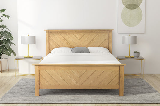 Kenji Oak Bed - Bridgnorth Furniture