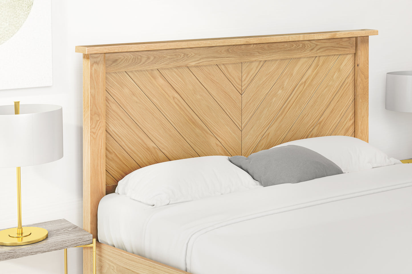 Kenji Oak Bed - Bridgnorth Furniture