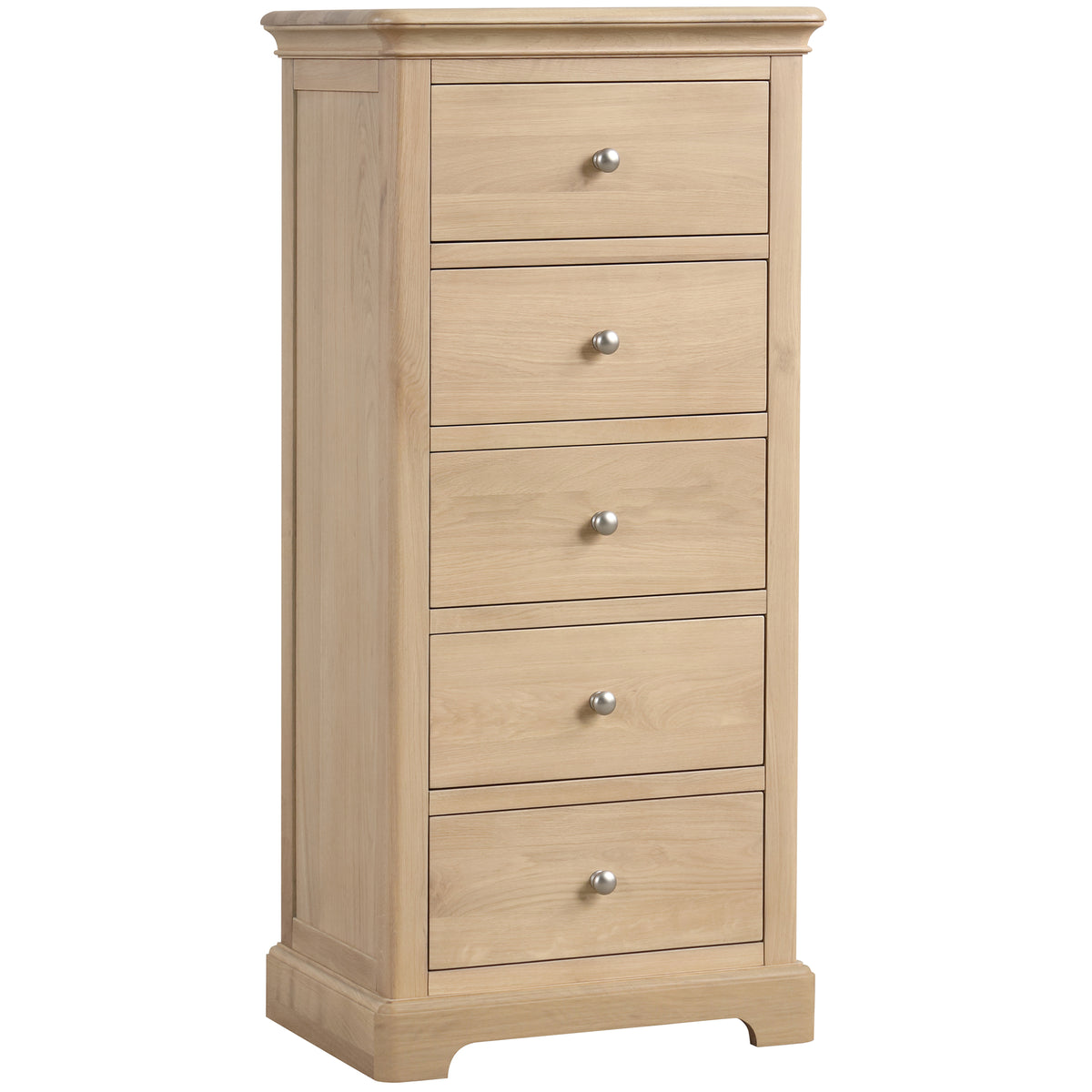 Stretton Oak 5 Drawer Wellington - Bridgnorth Furniture