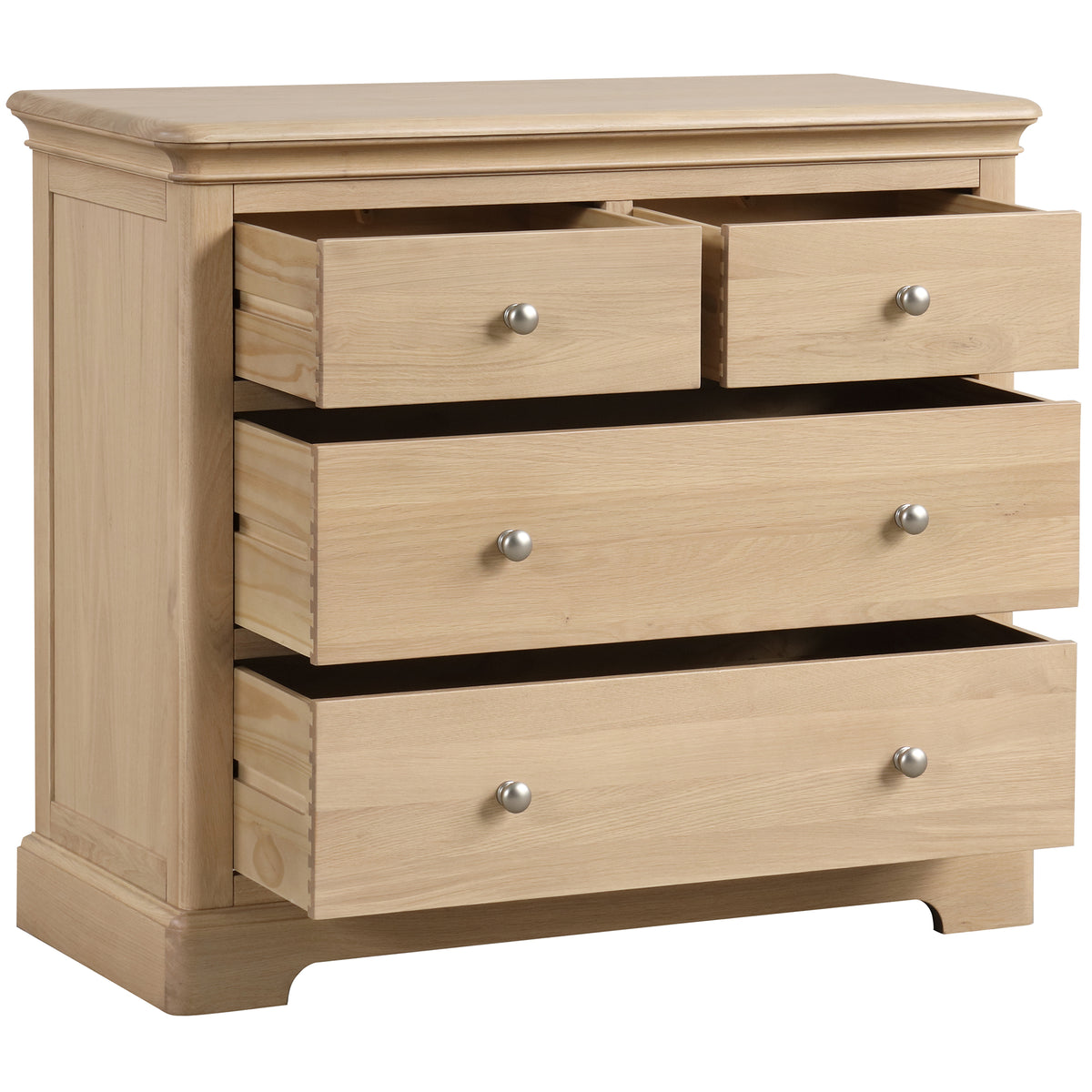 Stretton Oak 2+2 Chest - Bridgnorth Furniture