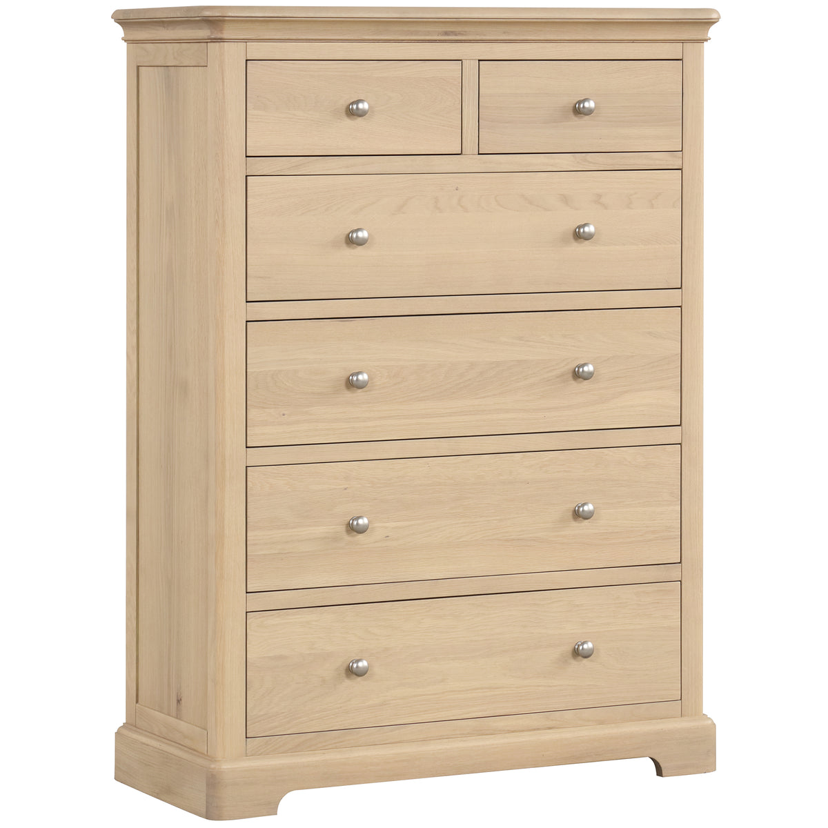 Stretton Oak 2 + 4 Chest - Bridgnorth Furniture
