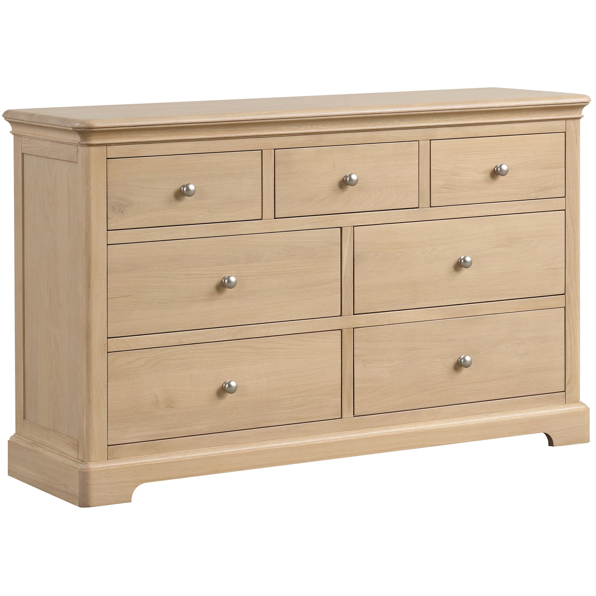 Stretton Oak 3 over 4 Chest - Bridgnorth Furniture