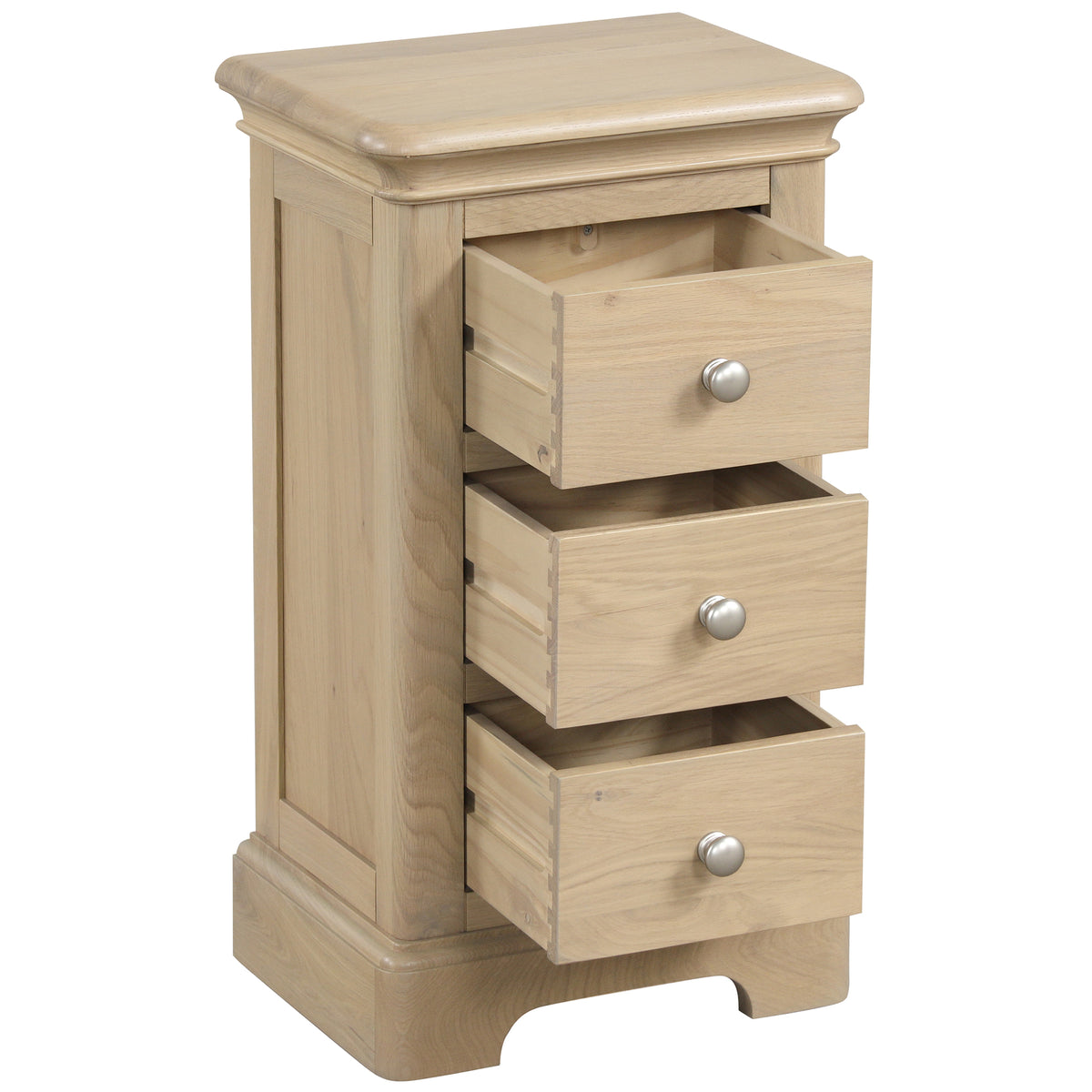 Stretton Oak Compact Bedside Table - Bridgnorth Furniture