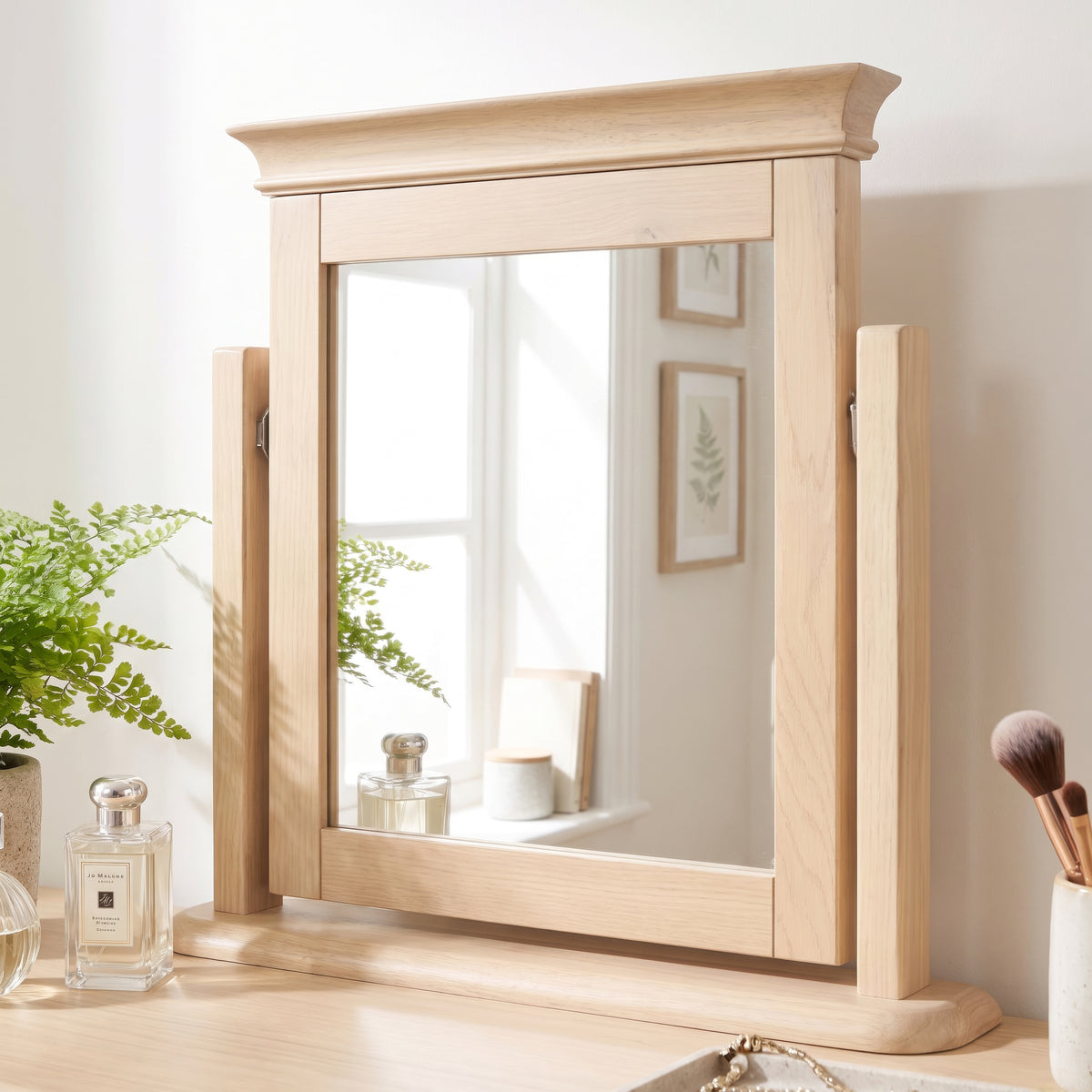 Stretton Oak Mirror - Bridgnorth Furniture