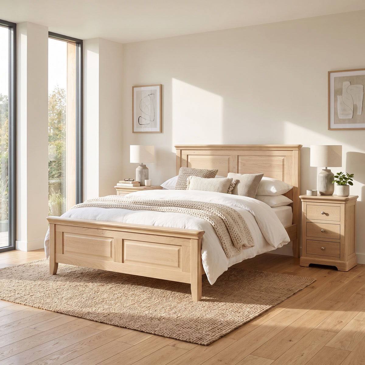 Stretton Oak Bed - Bridgnorth Furniture