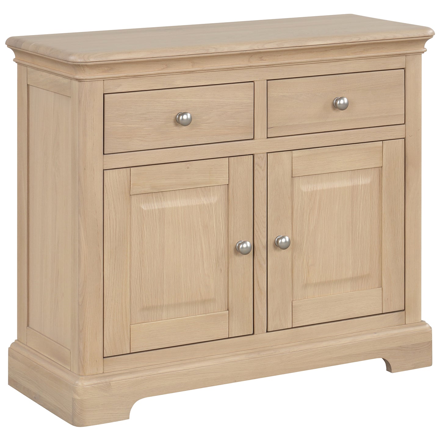 Stretton Oak 2 Door 2 drawer Sideboard - Bridgnorth Furniture