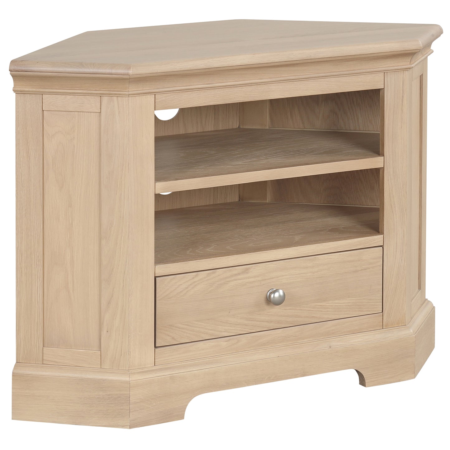 Stretton Oak Corner TV Unit - Bridgnorth Furniture