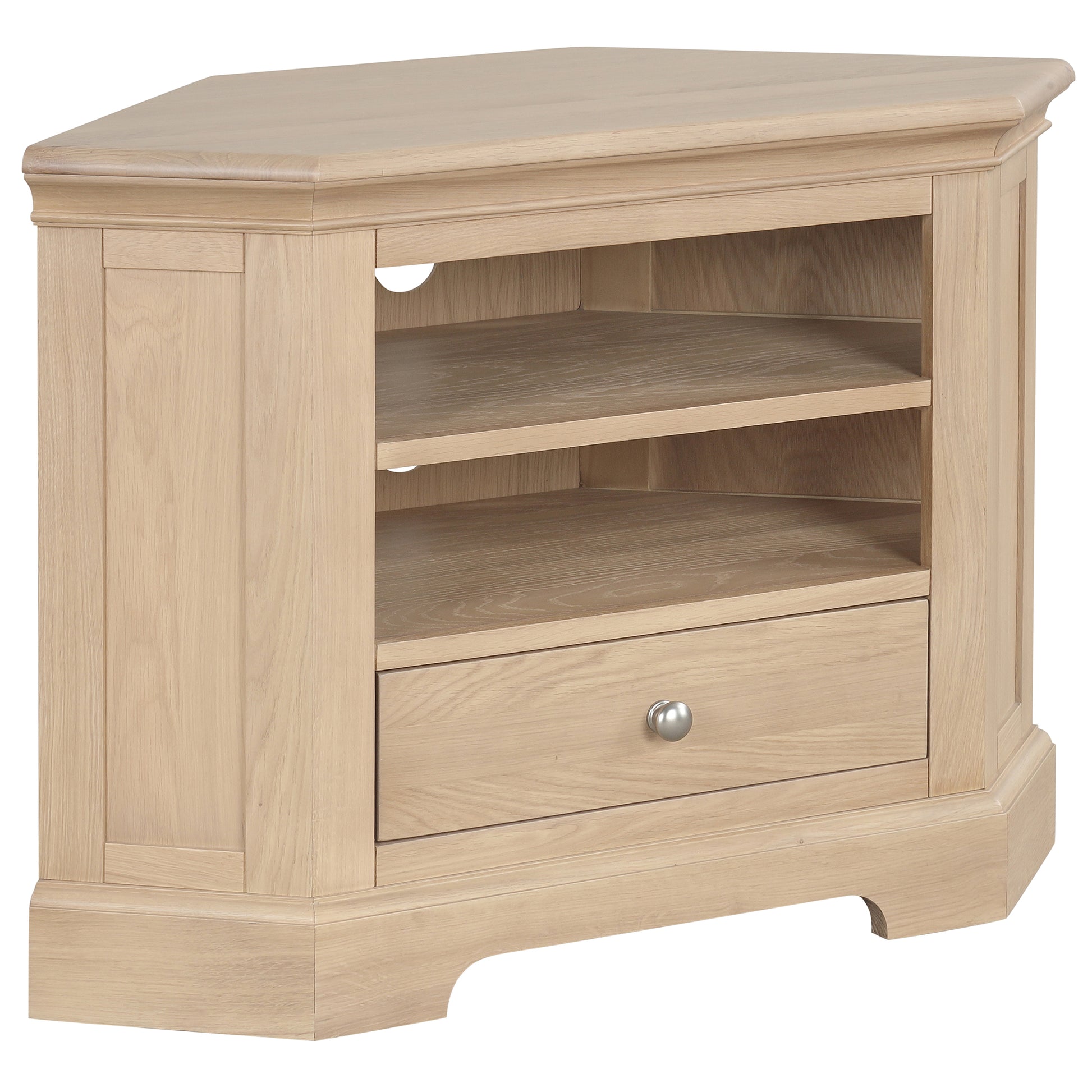 Stretton Oak Corner TV Unit - Bridgnorth Furniture