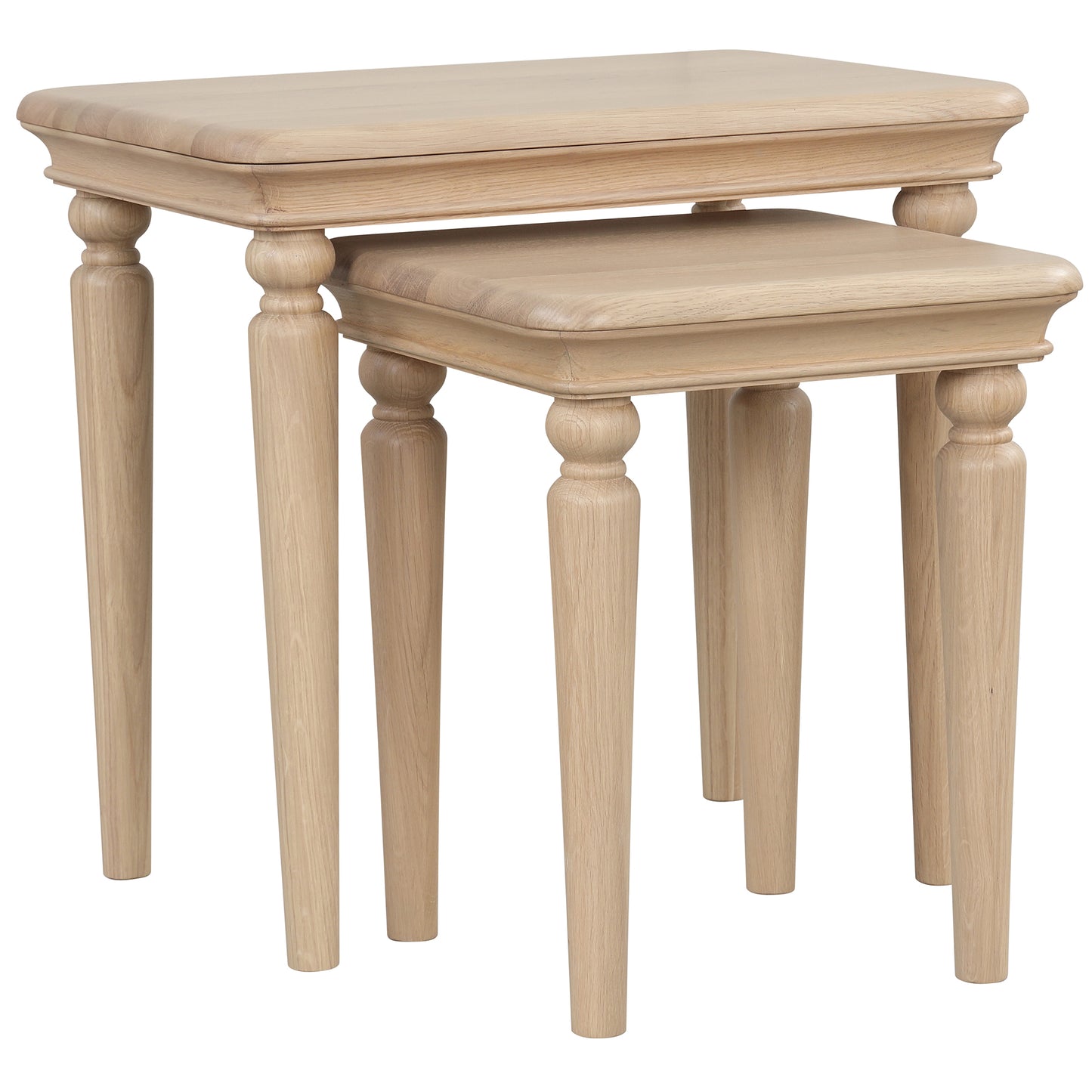 Stretton Oak Nest Of Tables - Bridgnorth Furniture
