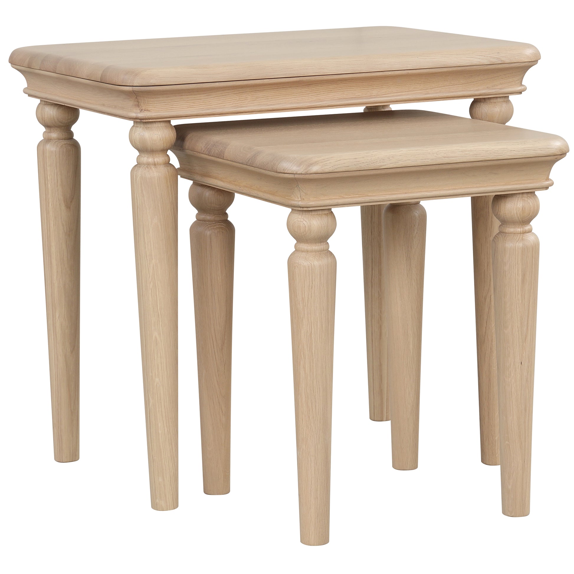 Stretton Oak Nest Of Tables - Bridgnorth Furniture