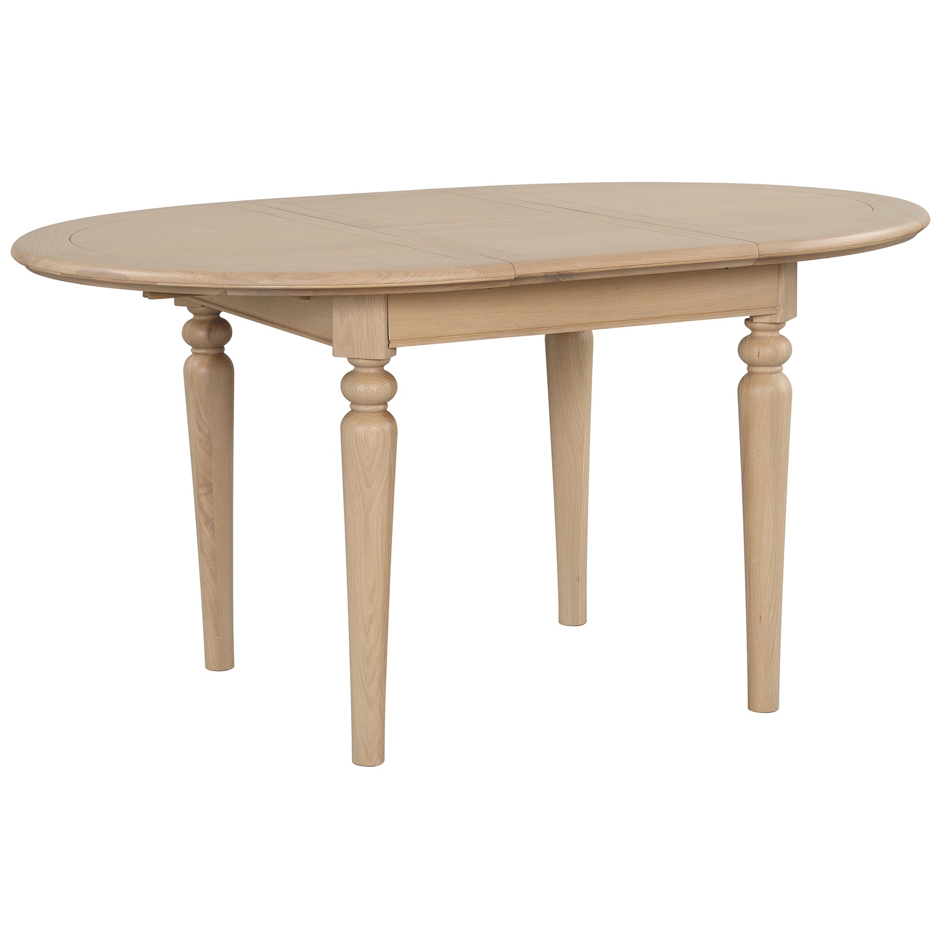 Stretton Oak Round Extending Dining Table - Bridgnorth Furniture