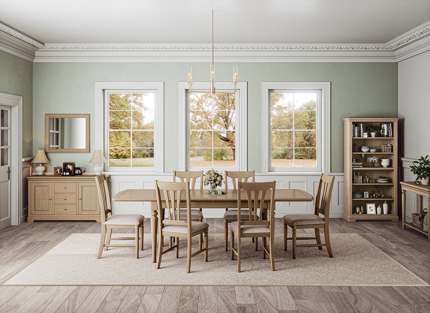 Stretton Oak Extending Table - Bridgnorth Furniture