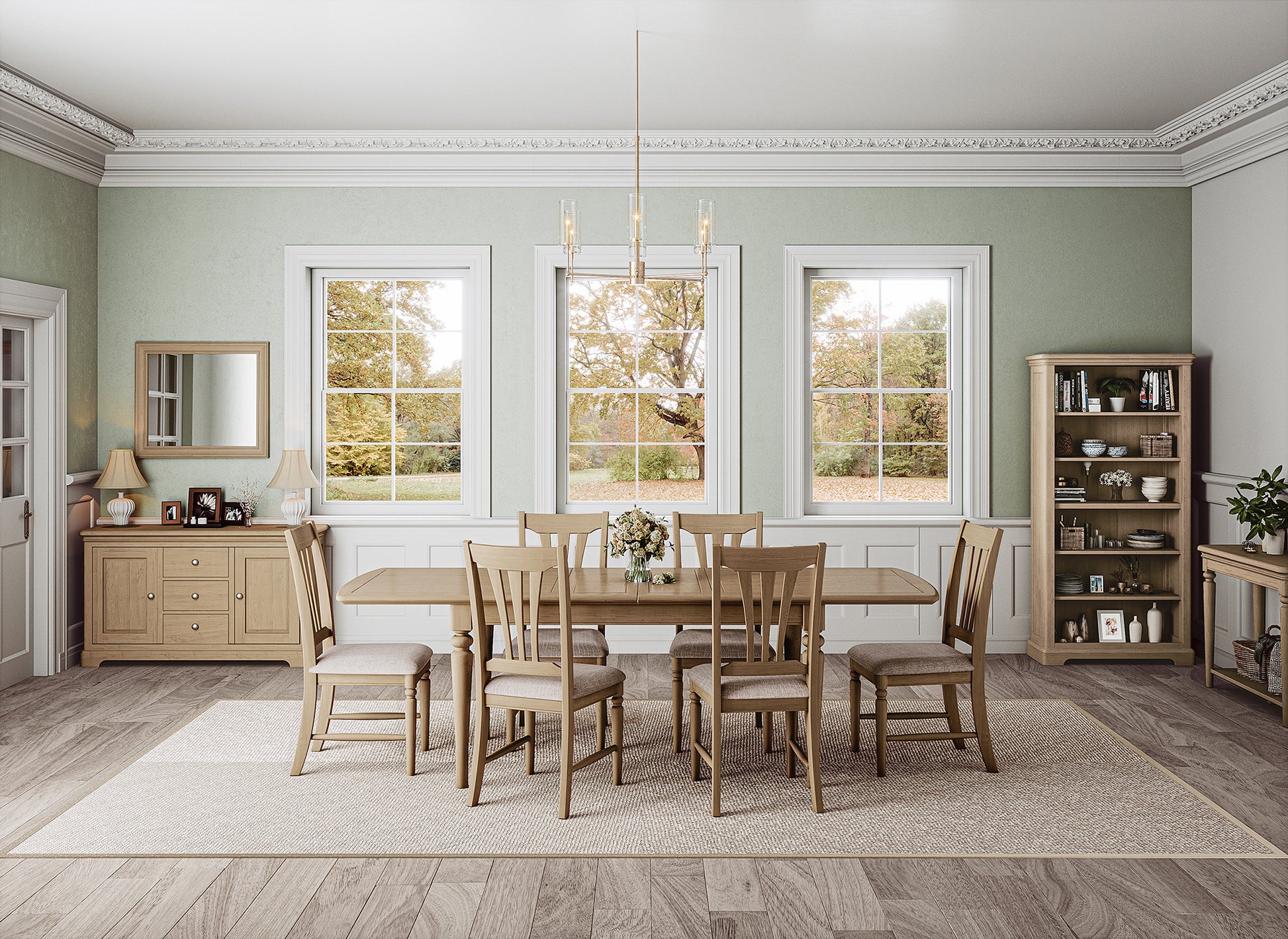Stretton Oak Extending Table - Bridgnorth Furniture
