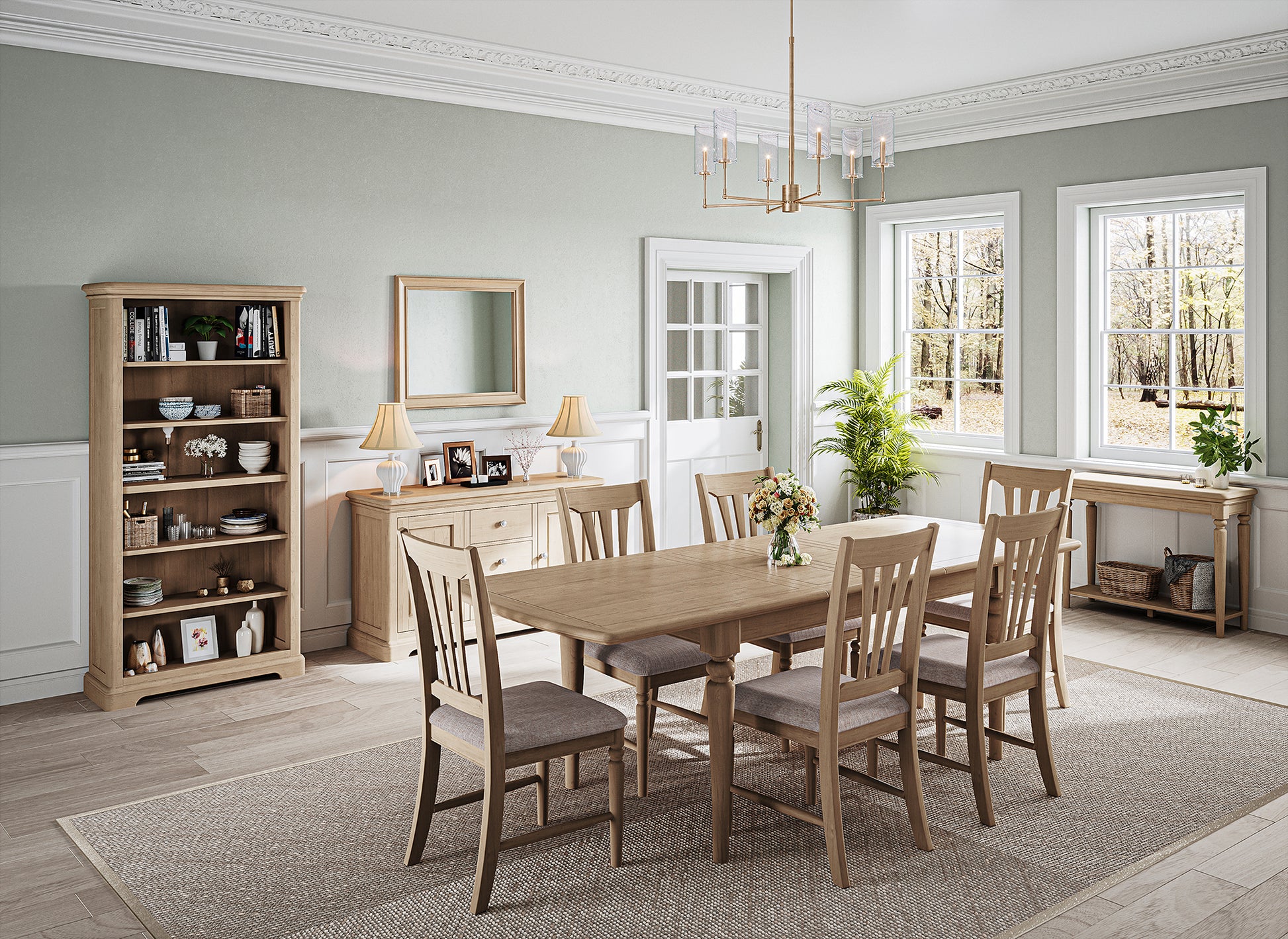 Stretton Oak Extending Table - Bridgnorth Furniture