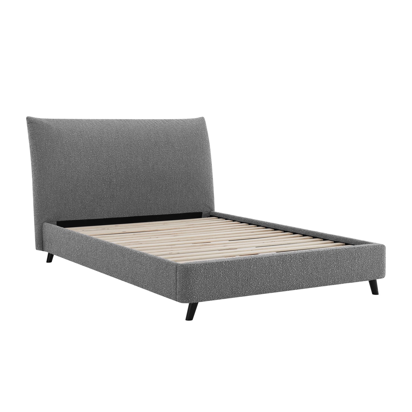 Luna Boucle Pillow Bed Frame