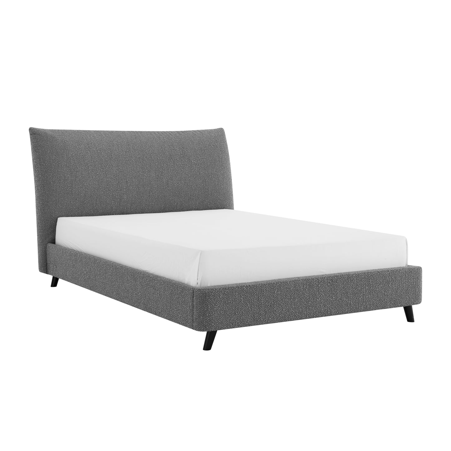 Luna Boucle Pillow Bed Frame