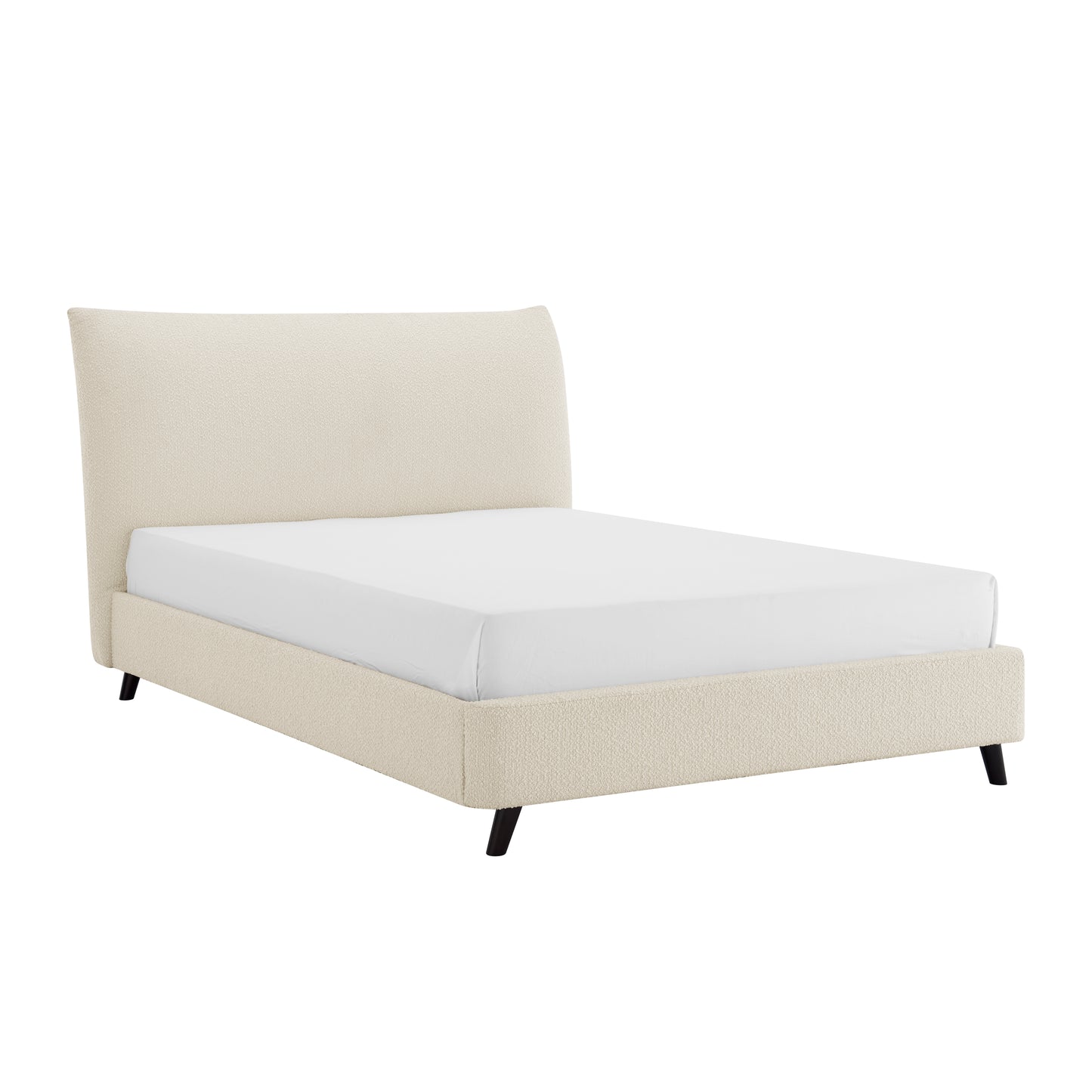 Luna Boucle Pillow Bed Frame