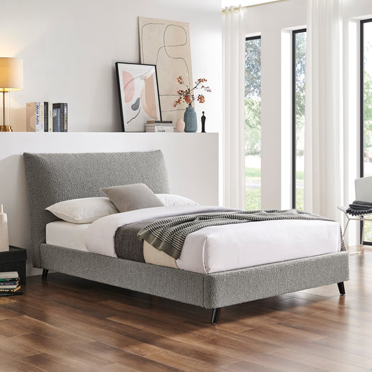 Luna Boucle Pillow Bed Frame