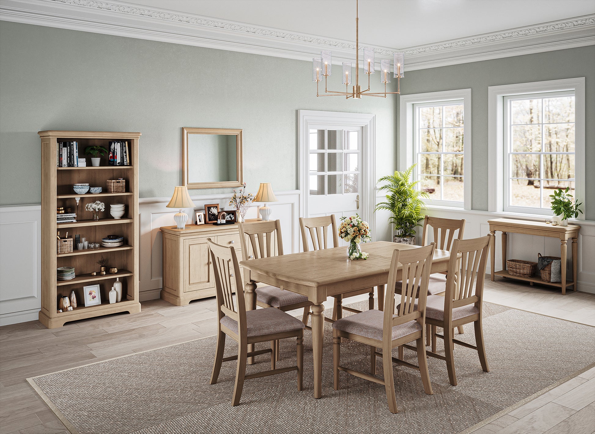 Stretton Oak Extending Table - Bridgnorth Furniture