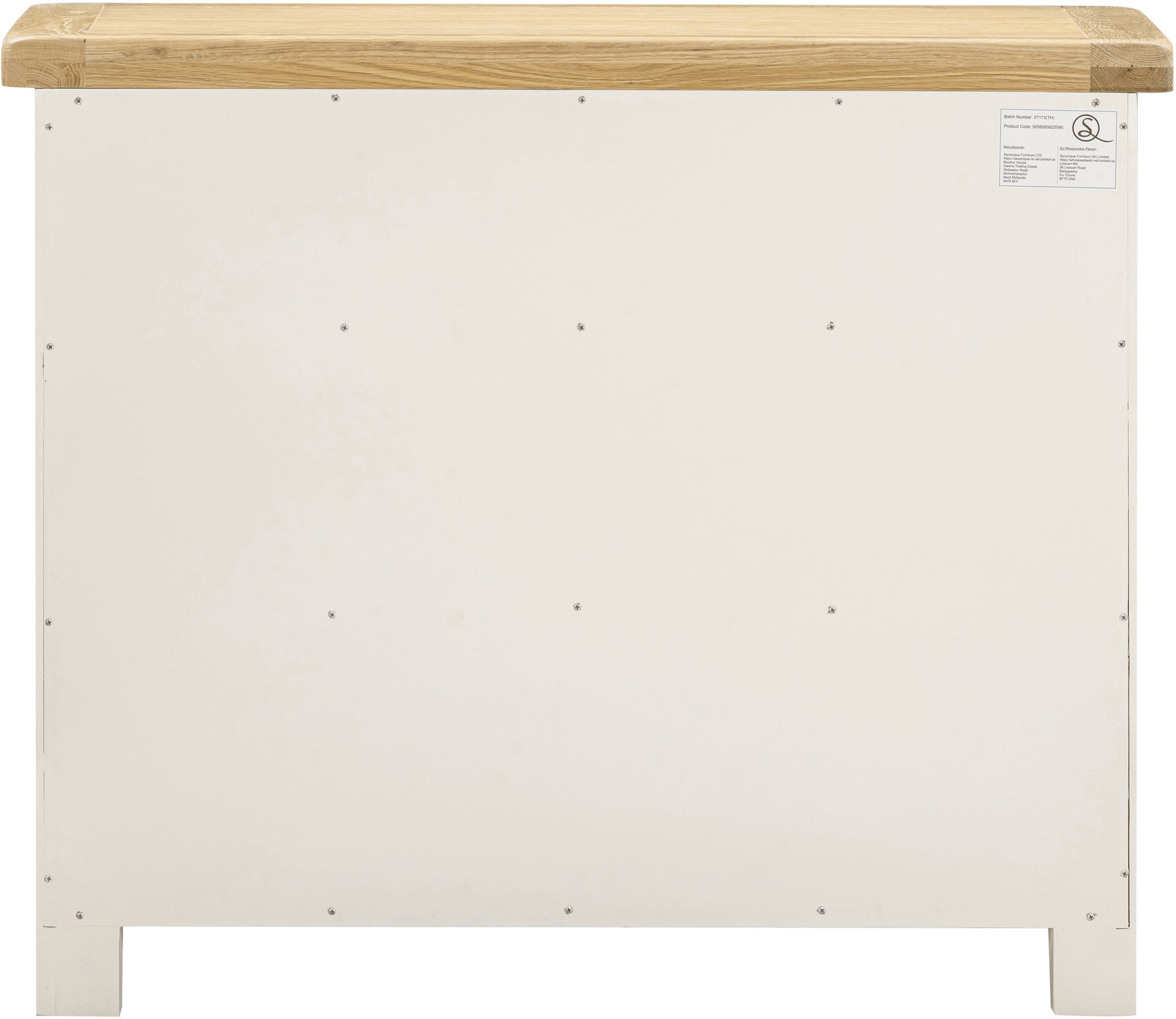 Highley Painted Oak 2 Door Sideboard - Bridgnorth Furniture
