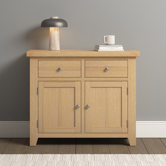 Highley Oak 2 Door Sideboard - Bridgnorth Furniture