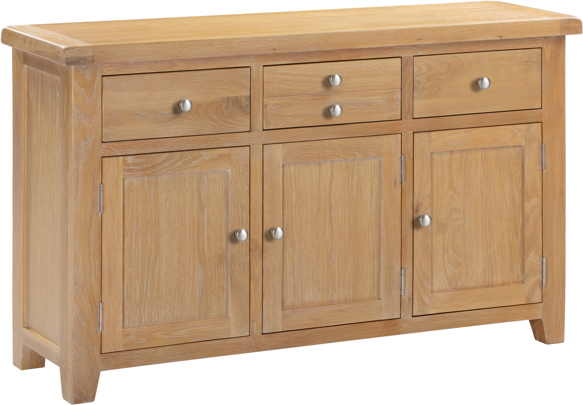 Highley Oak 3 Door Sideboard - Bridgnorth Furniture