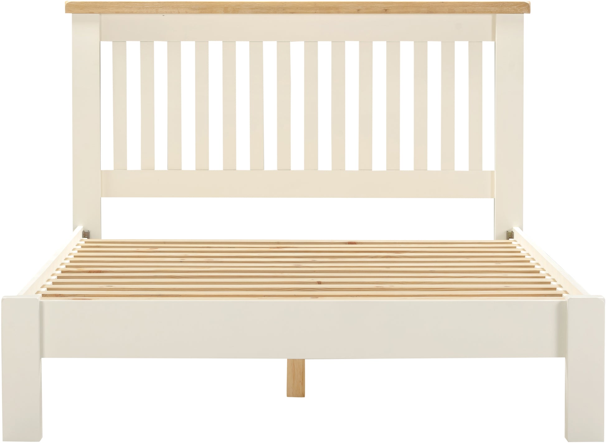 Highley Painted Oak Low Foot End Bed - Bridgnorth Furniture