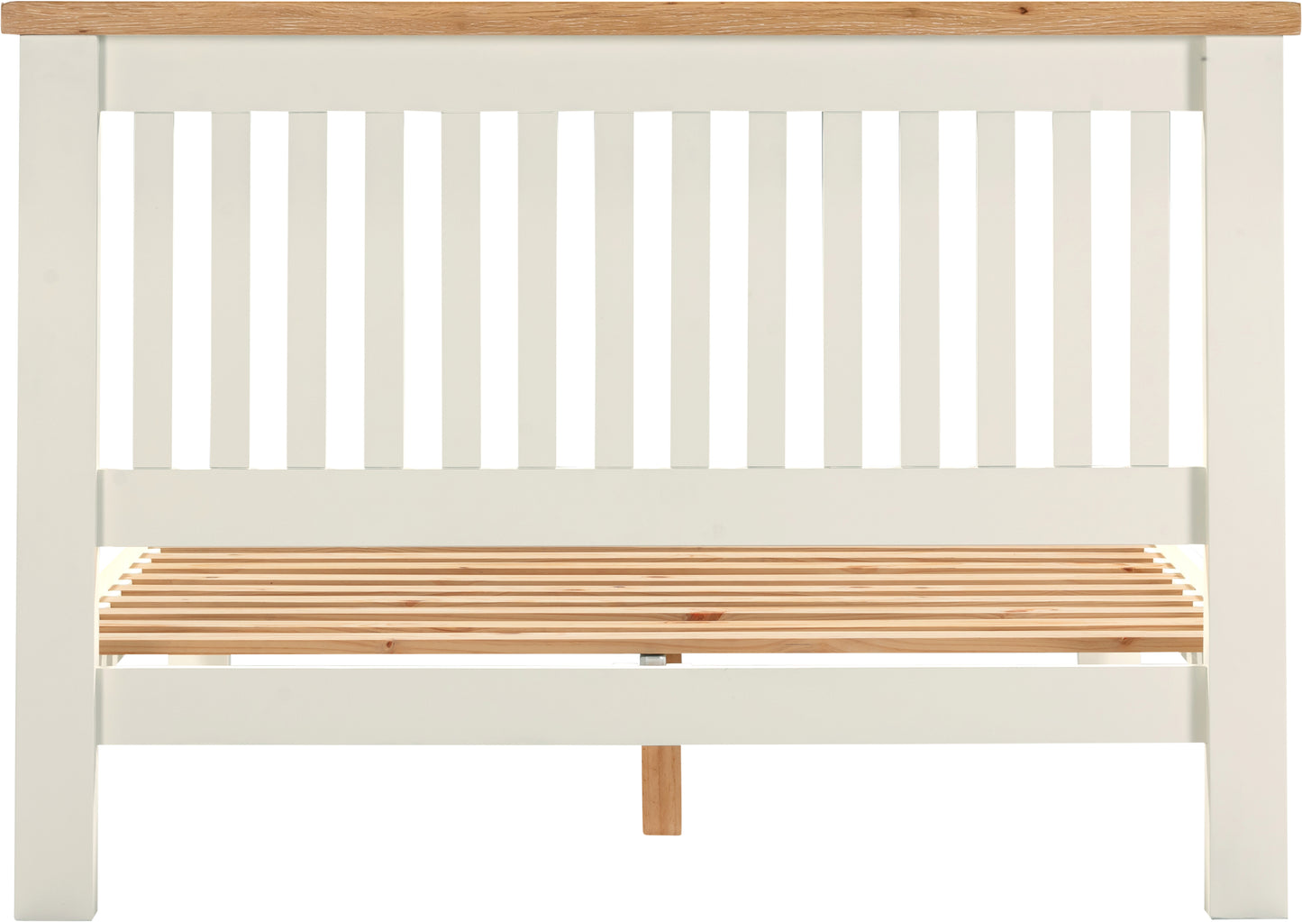 Highley Painted Oak Low Foot End Bed - Bridgnorth Furniture