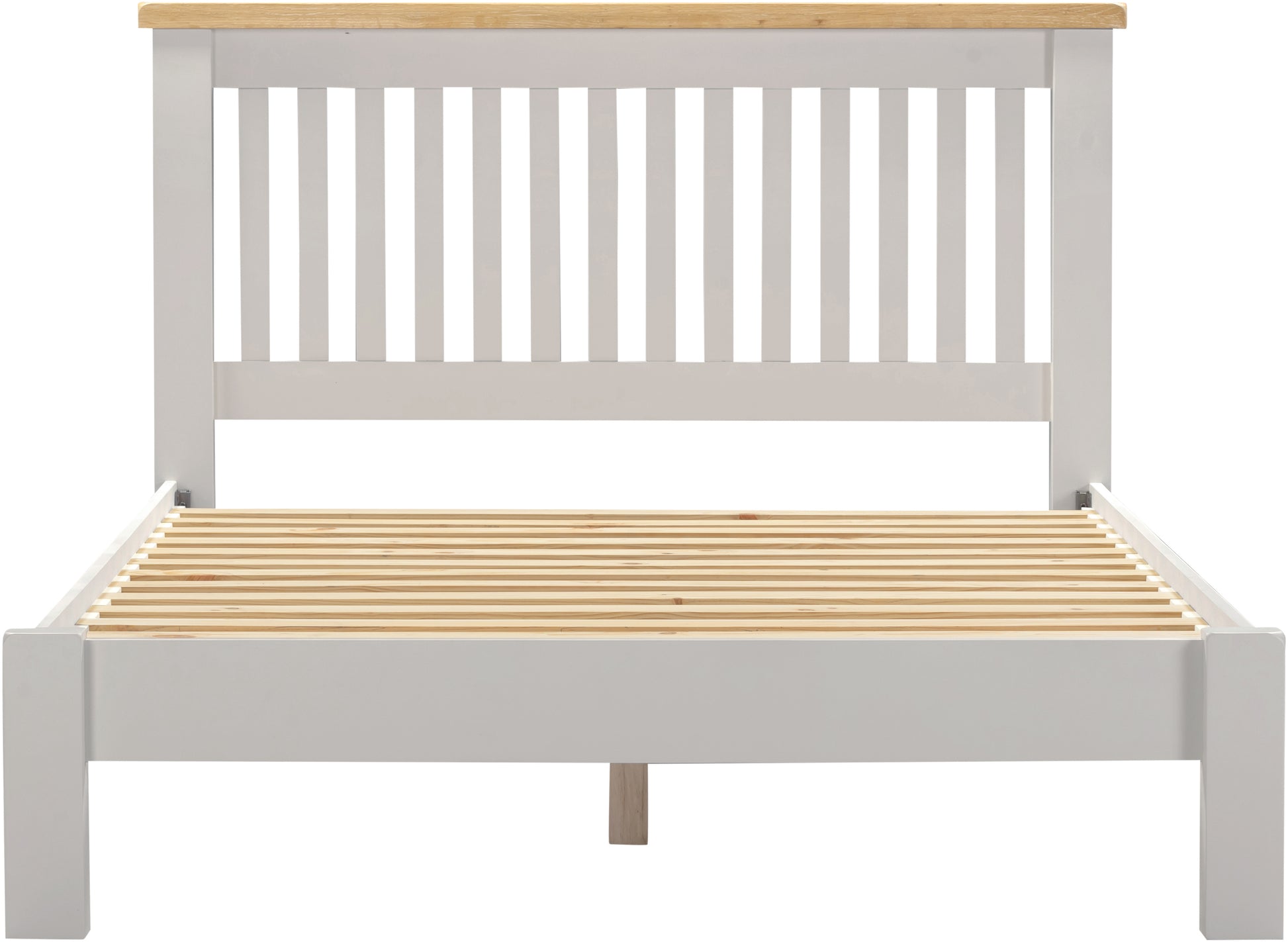 Highley Painted Oak Low Foot End Bed - Bridgnorth Furniture