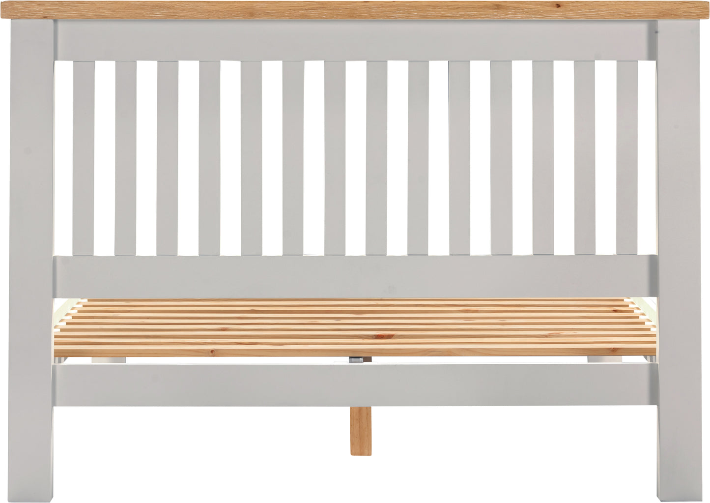 Highley Painted Oak Low Foot End Bed - Bridgnorth Furniture
