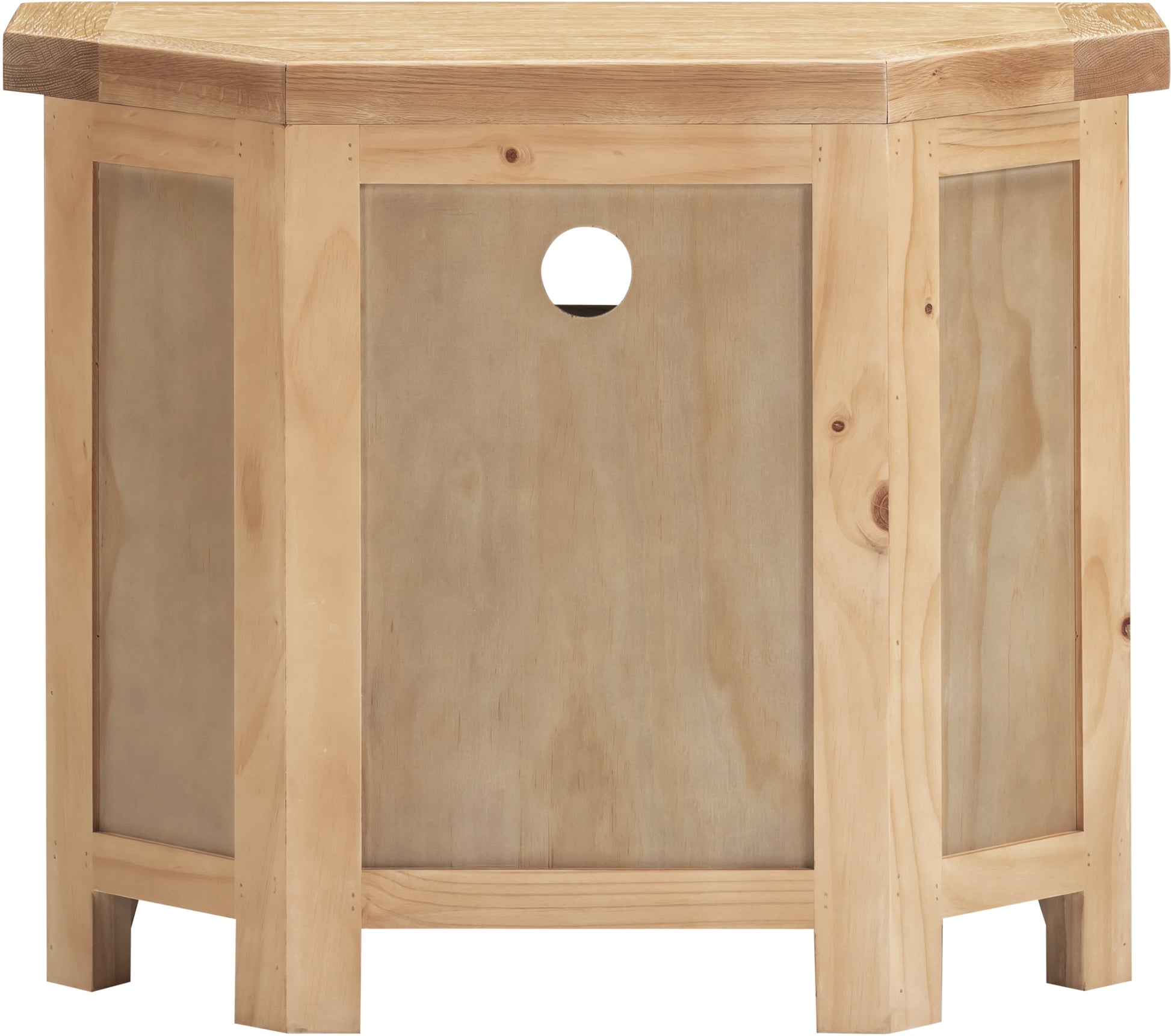 Highley Oak Corner TV Unit - Bridgnorth Furniture