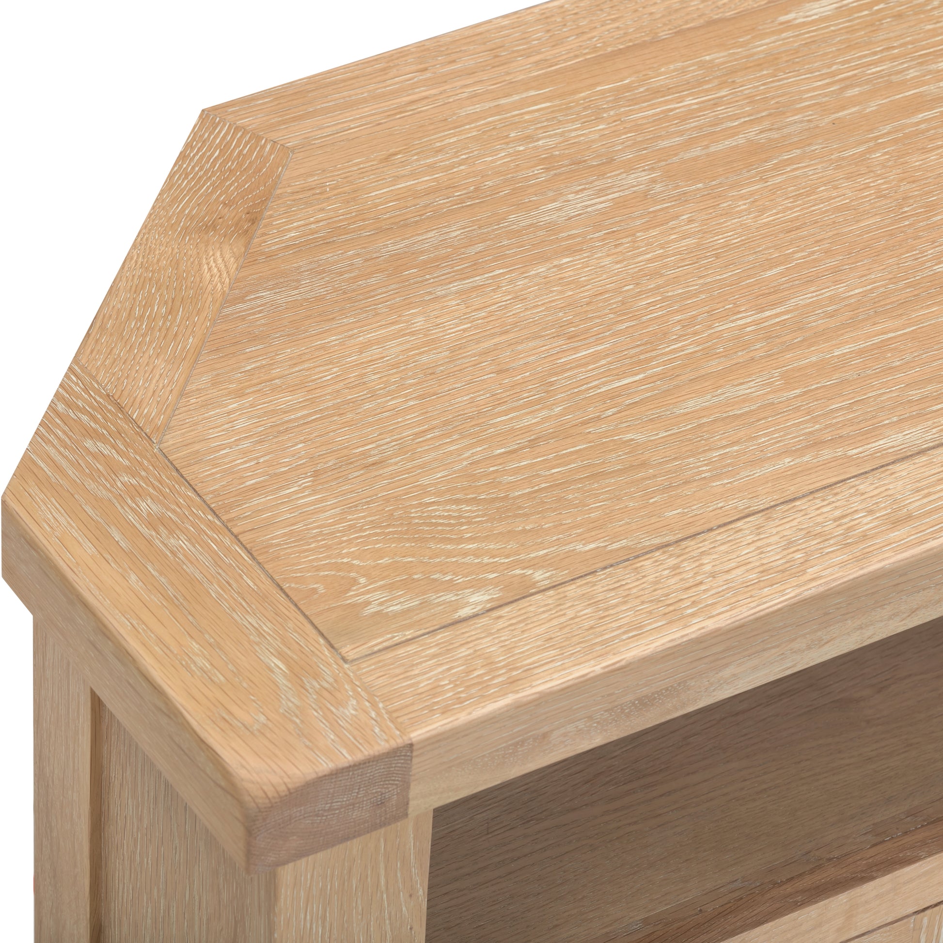 Highley Oak Corner TV Unit - Bridgnorth Furniture