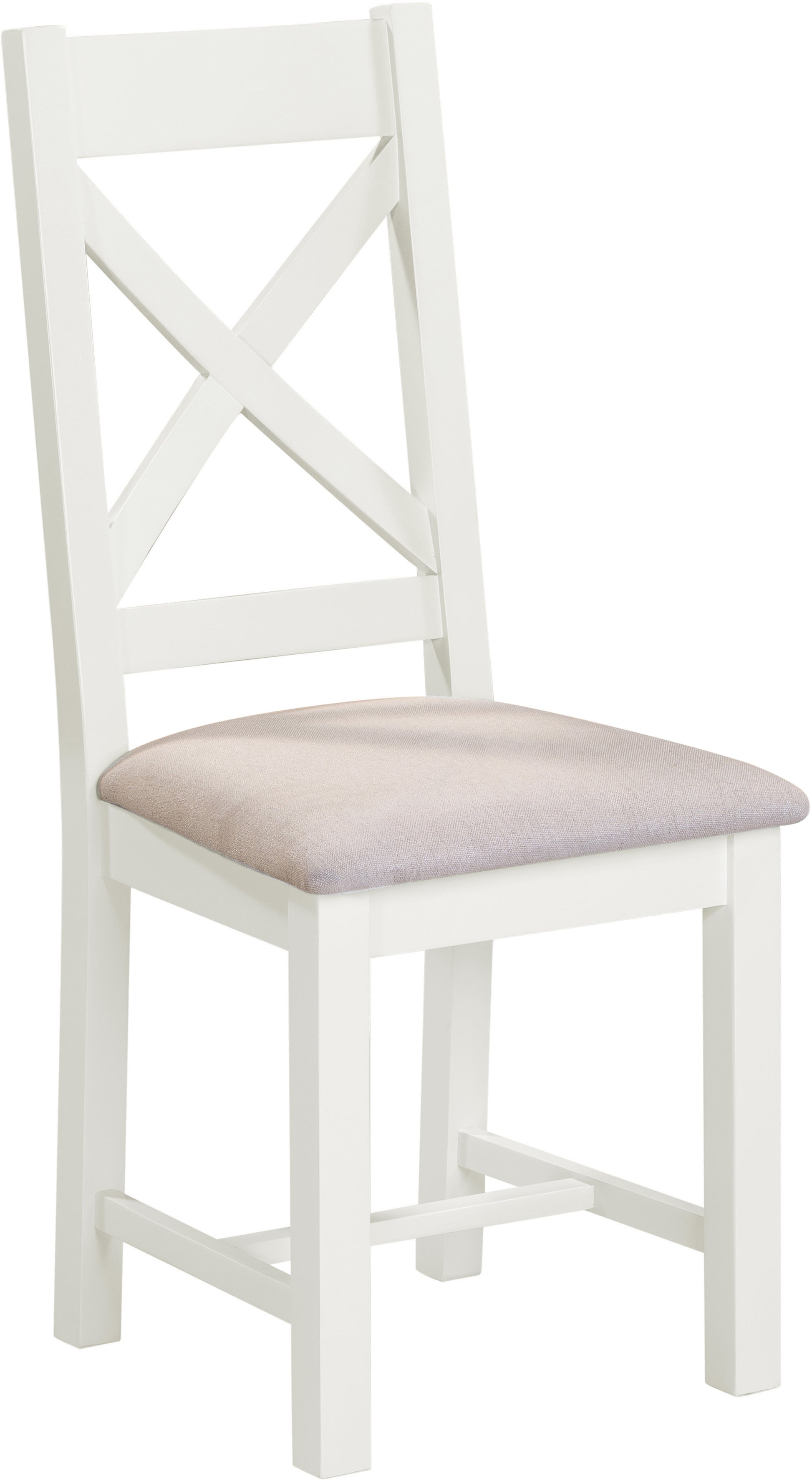 Highley Painted Oak Cross Back Chair (set of two) - Bridgnorth Furniture