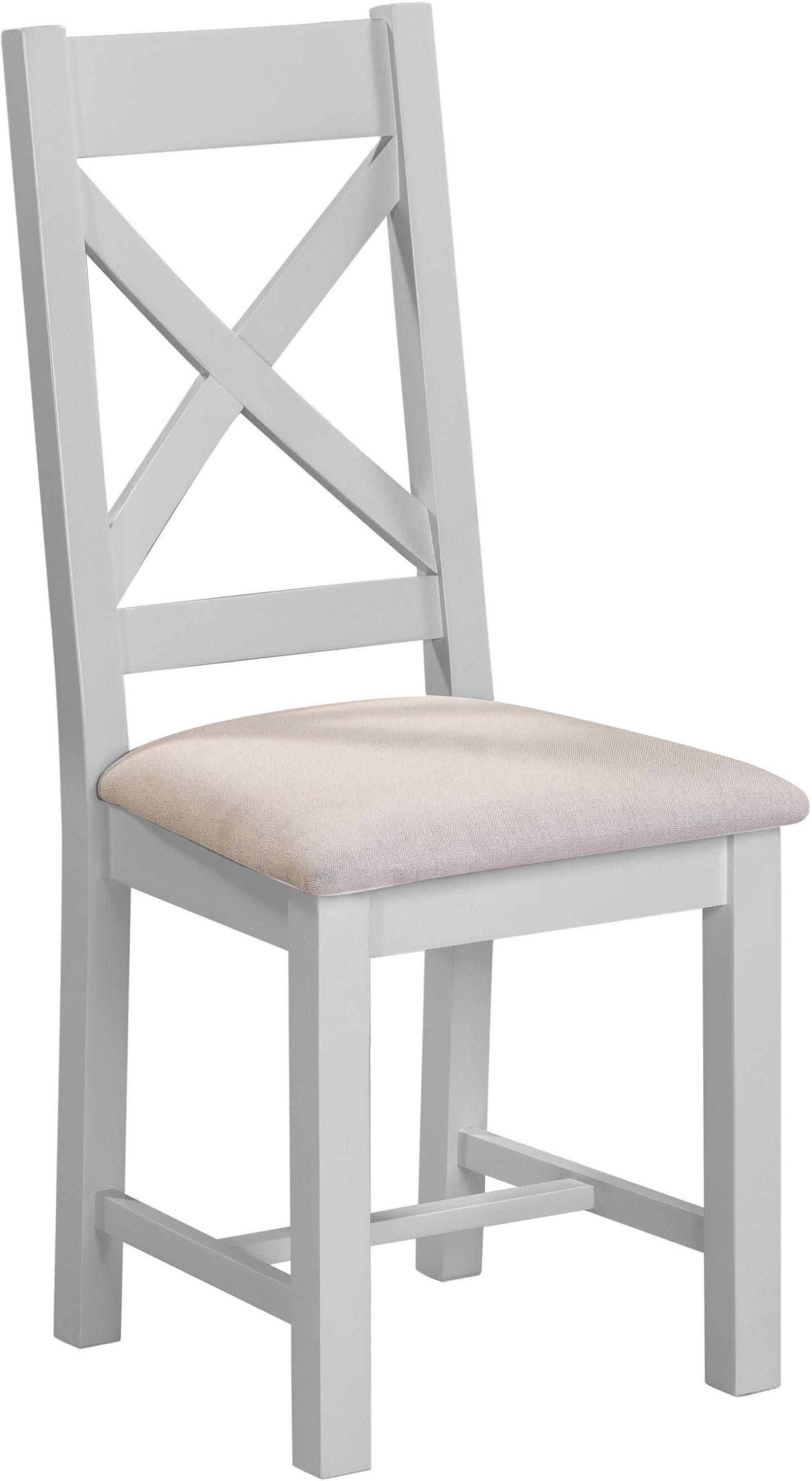 Highley Painted Oak Cross Back Chair (set of two) - Bridgnorth Furniture