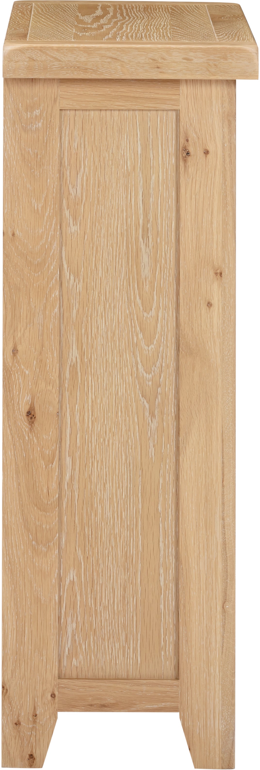 Highley Painted Oak Low Bookcase - Bridgnorth Furniture