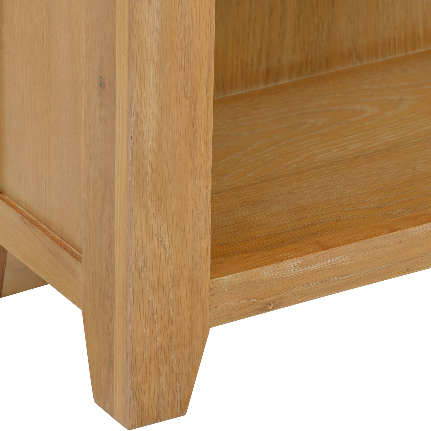 Highley Painted Oak Low Bookcase - Bridgnorth Furniture
