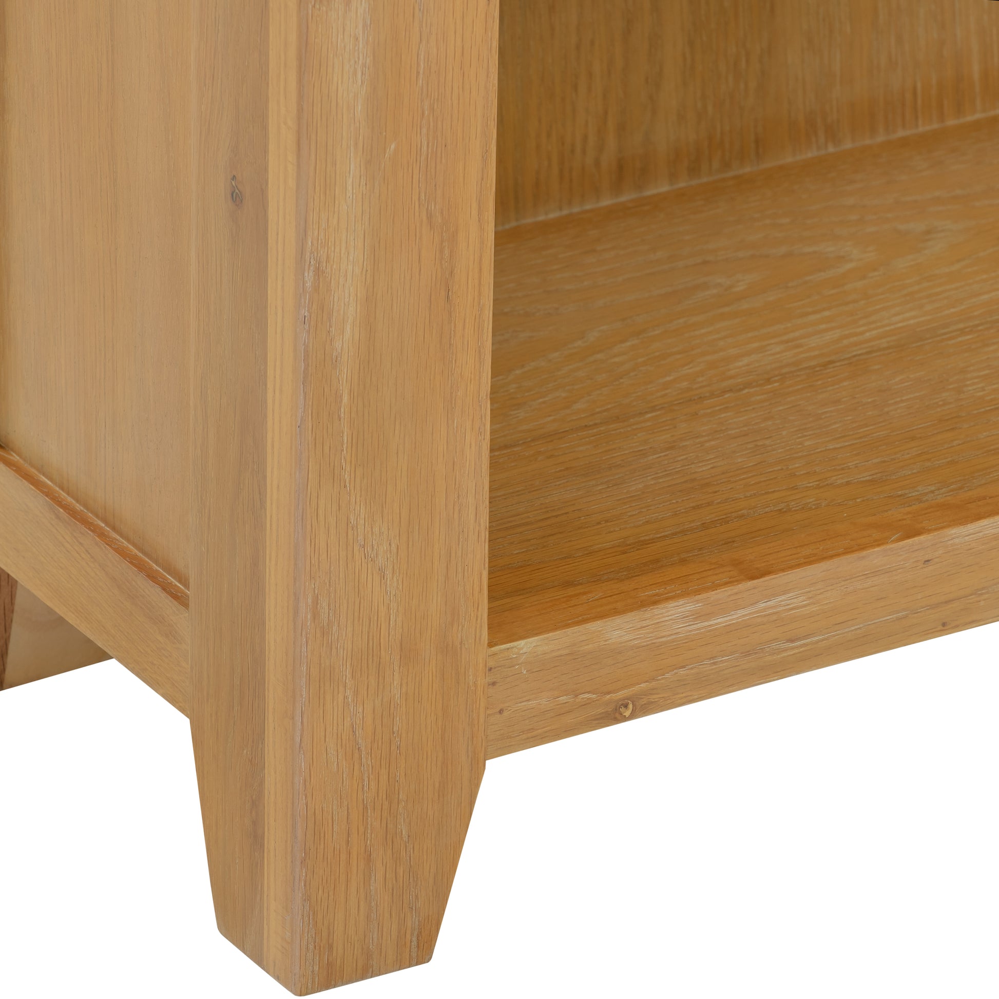 Highley Painted Oak Low Bookcase - Bridgnorth Furniture