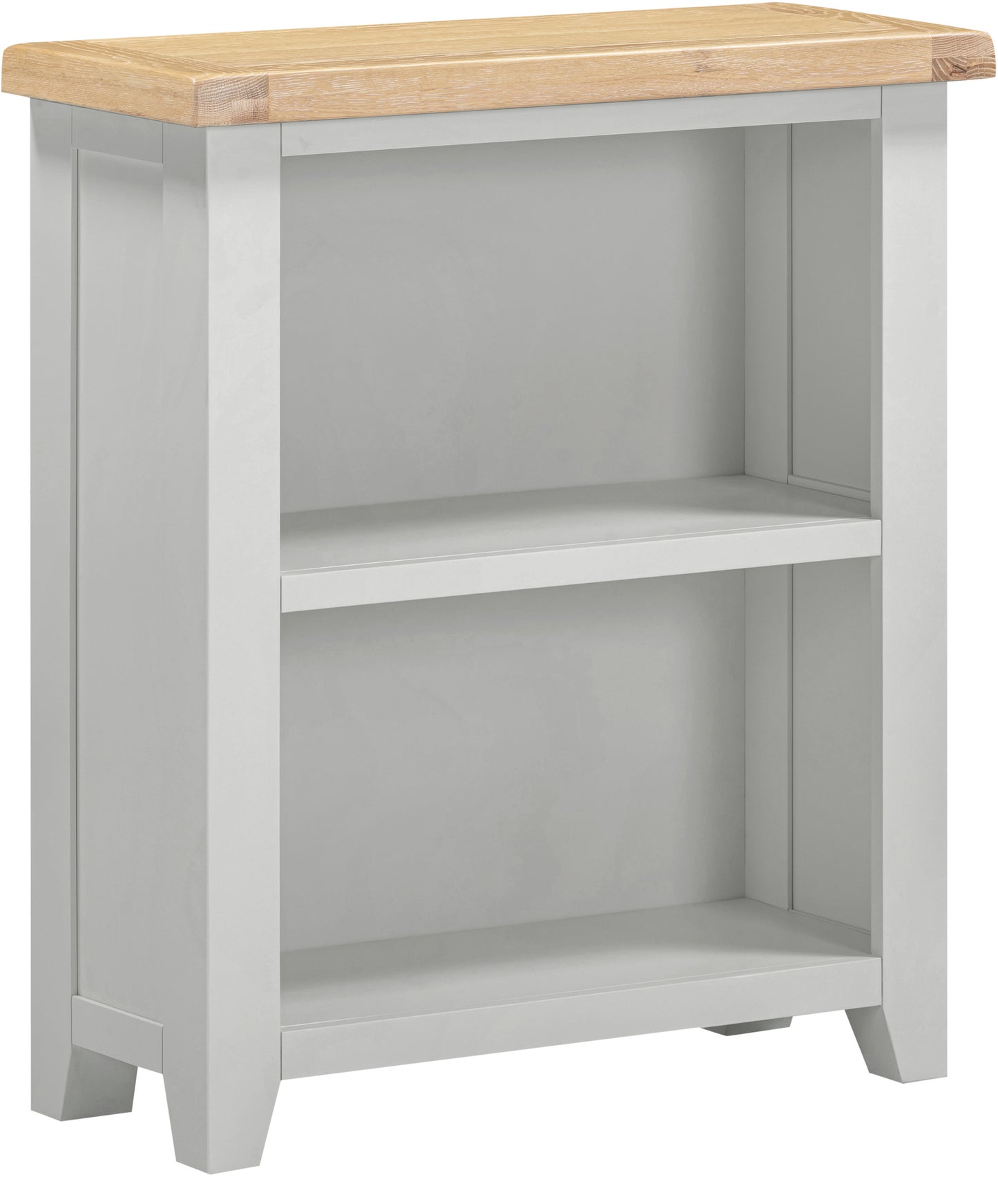 Highley Painted Oak Low Bookcase - Bridgnorth Furniture