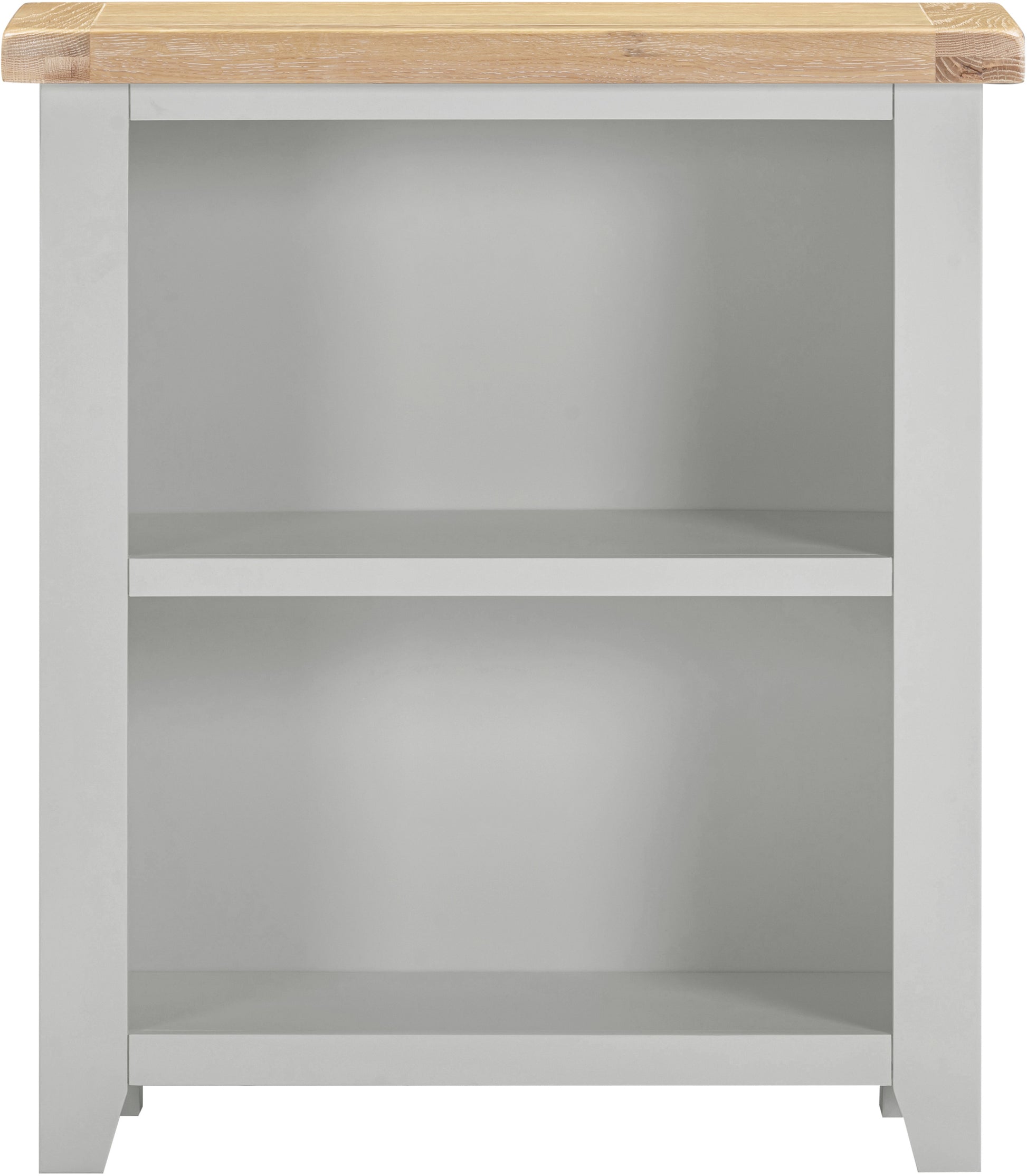 Highley Painted Oak Low Bookcase - Bridgnorth Furniture