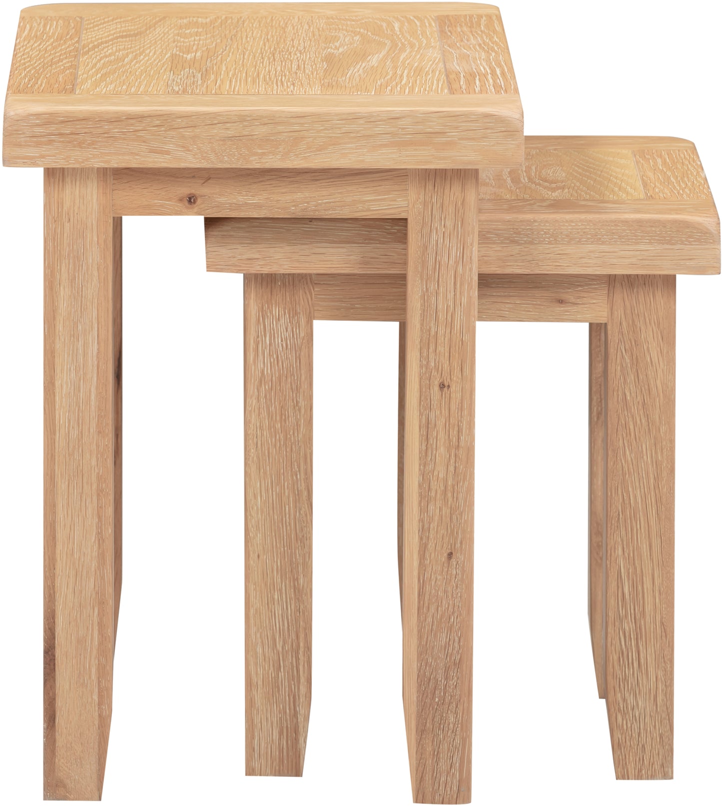 Highley Oak Nest Of Tables - Bridgnorth Furniture