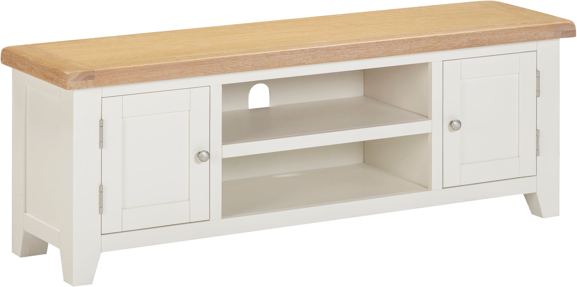 Highley Painted Oak Large TV Unit - Bridgnorth Furniture