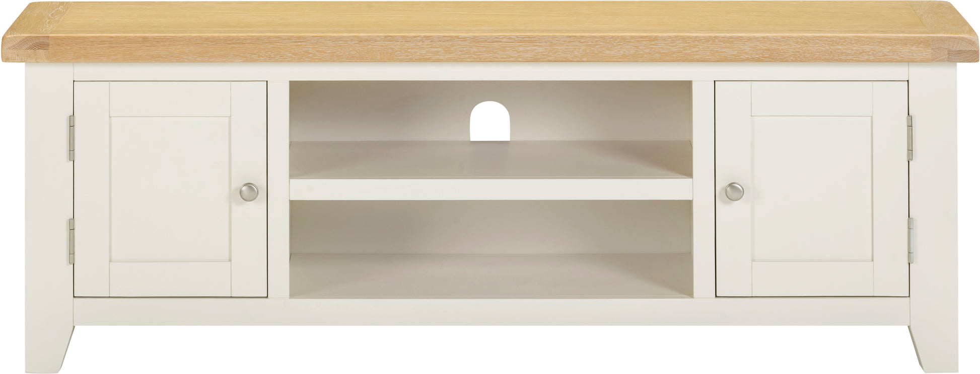 Highley Painted Oak Large TV Unit - Bridgnorth Furniture
