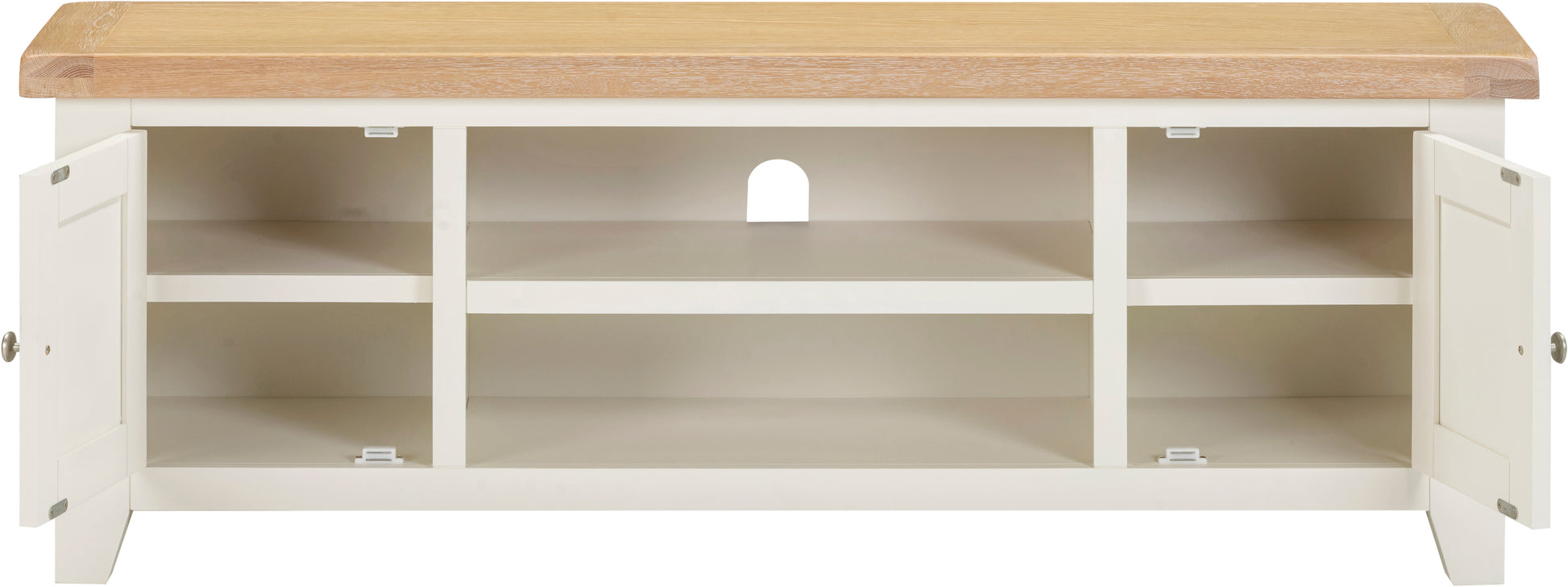Highley Painted Oak Large TV Unit - Bridgnorth Furniture