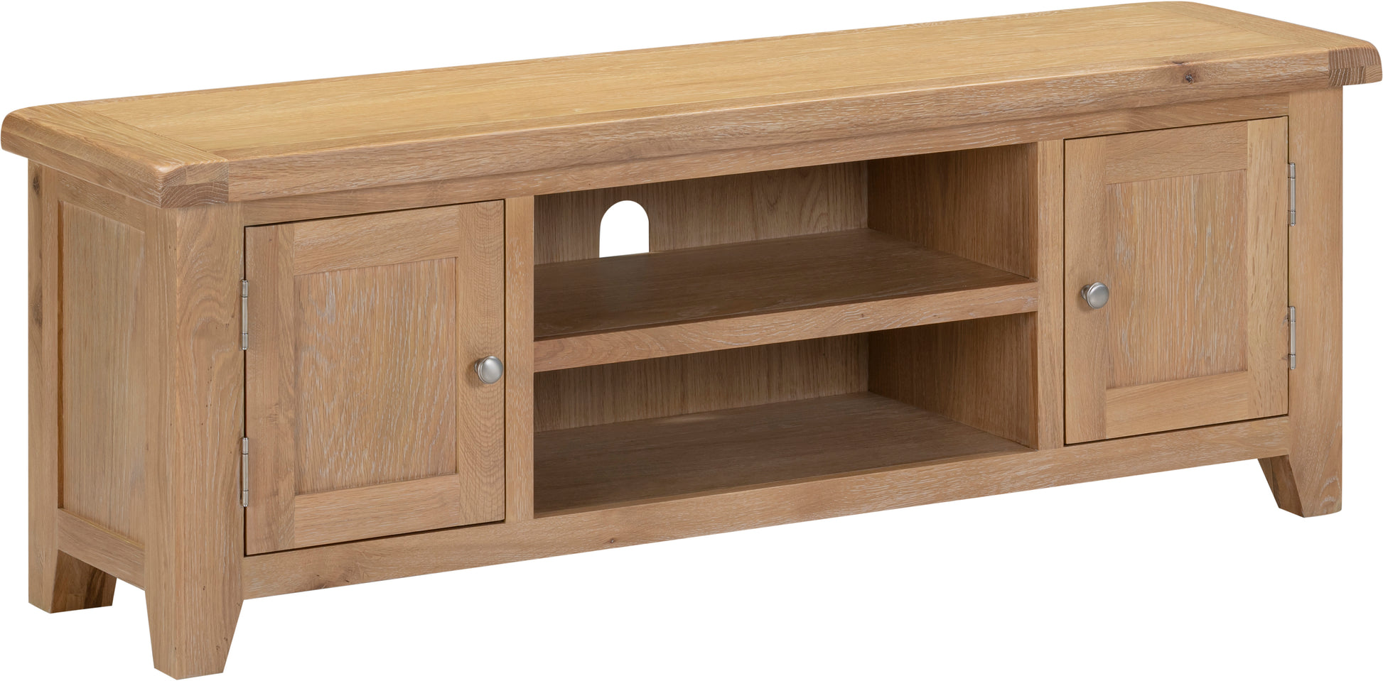 Highley Oak Large TV Unit - Bridgnorth Furniture