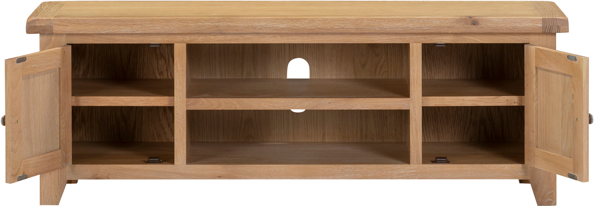 Highley Oak Large TV Unit - Bridgnorth Furniture