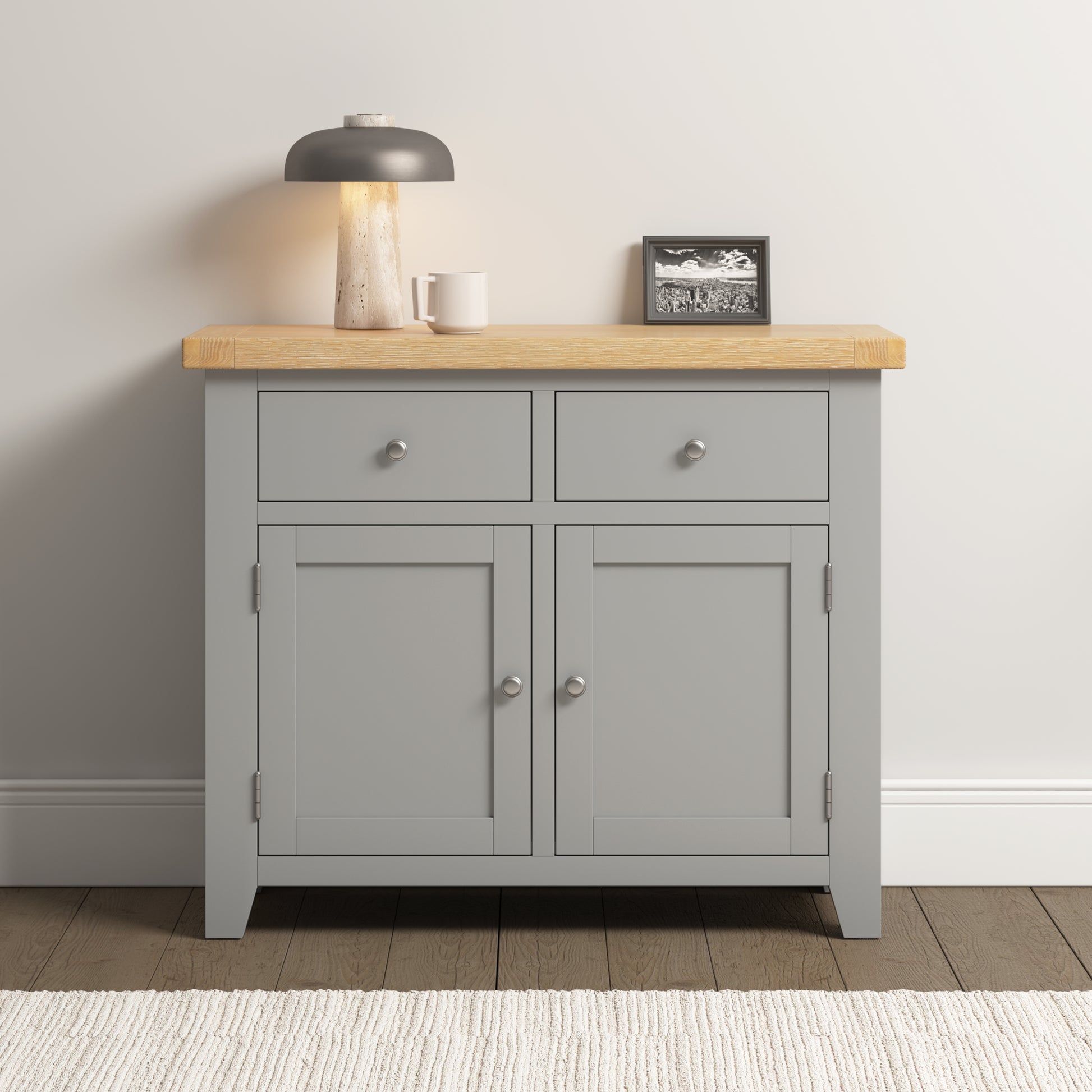 Highley Painted Oak 2 Door Sideboard - Bridgnorth Furniture