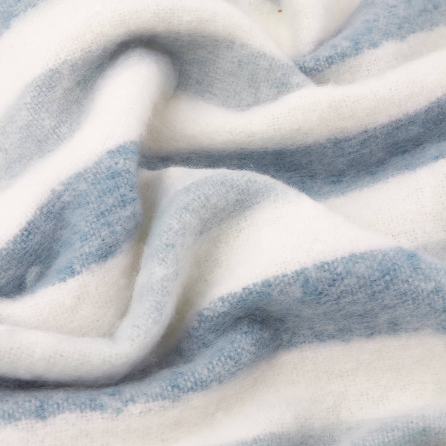 Beechwood Woven Stripe Throw Sky Blue - Bridgnorth Furniture