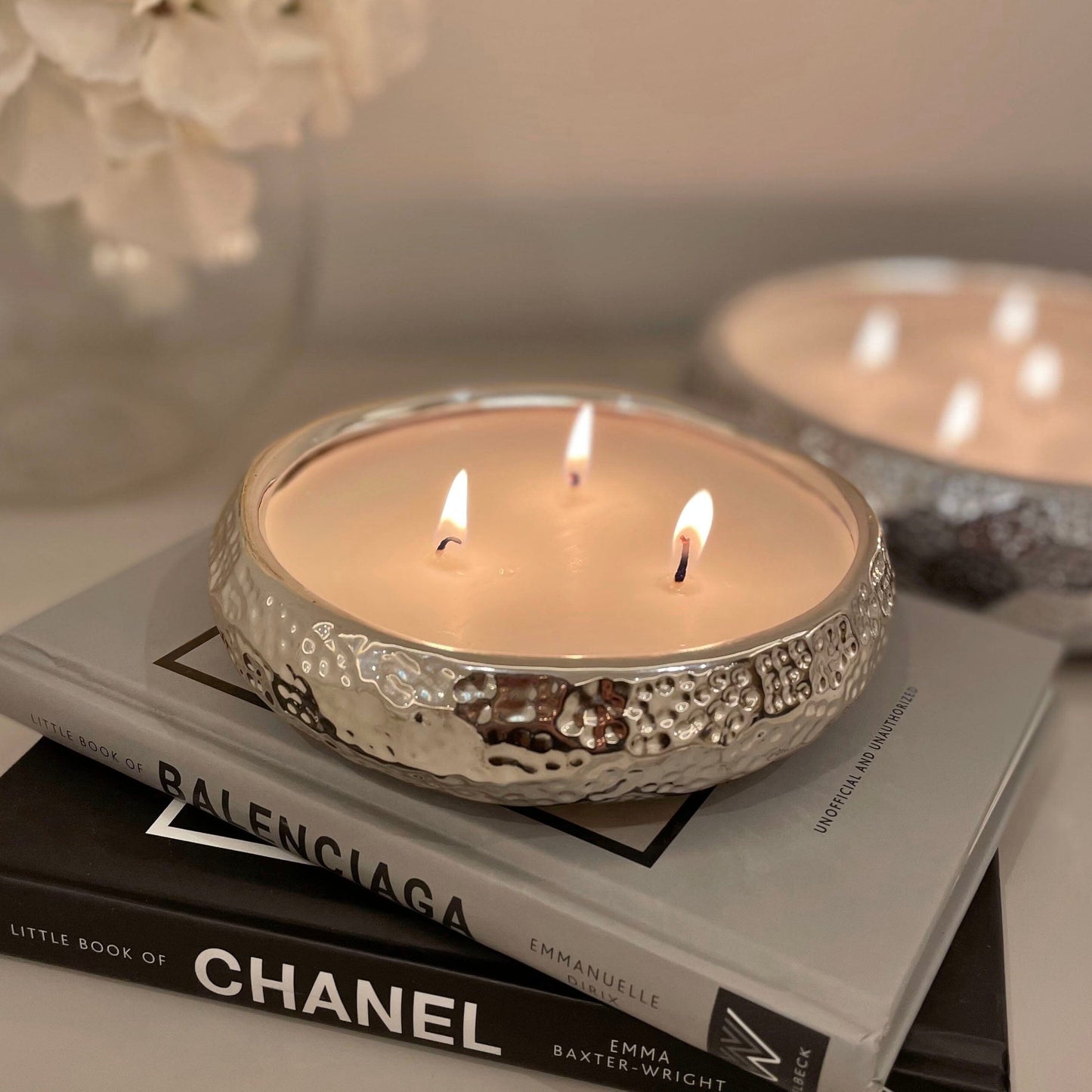 Aeolian 3 Wick Silver Scented Candle - Bridgnorth Furniture