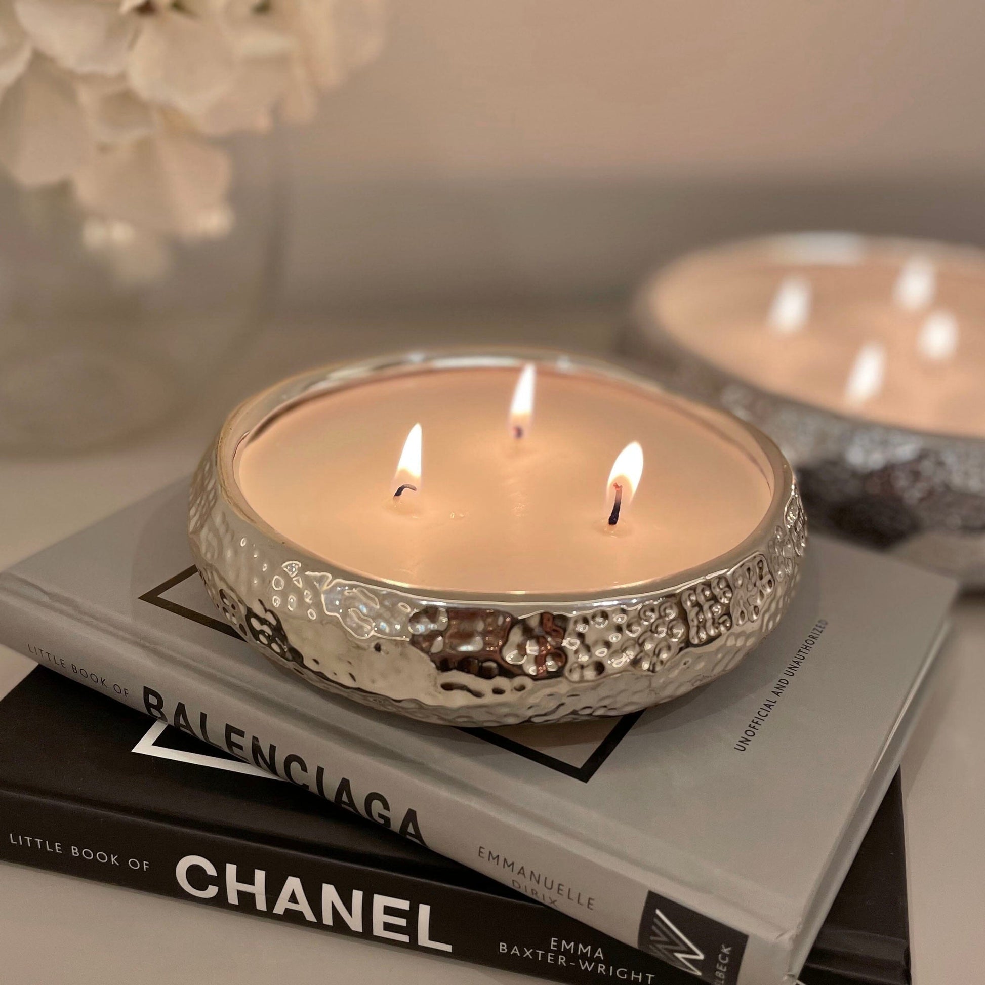 Aeolian 3 Wick Silver Scented Candle - Bridgnorth Furniture