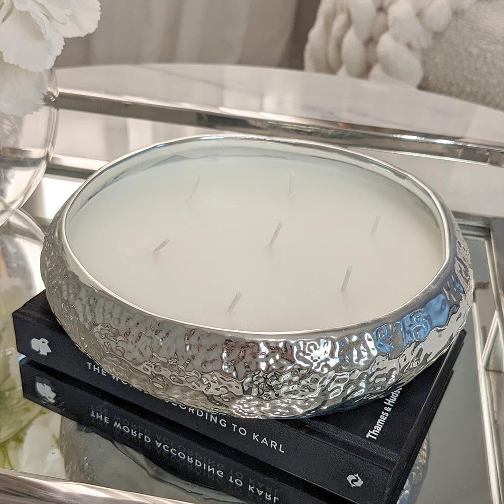Aeolian 7 Wick Silver Scented Candle - Bridgnorth Furniture